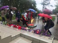 Торжественное возложение цветов, посвященное 76-ой годовщине победы в Великой Отечественной войне
