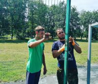 31 июля 2020 года под руководством молодого депутата Фень Артема Сергеевича был организован ремонт многофункциональной спортивной площадки